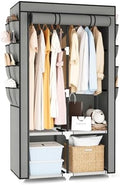 Portable Closet for Hanging Clothes, Portable Wardrobe Closet by BRFOYU
