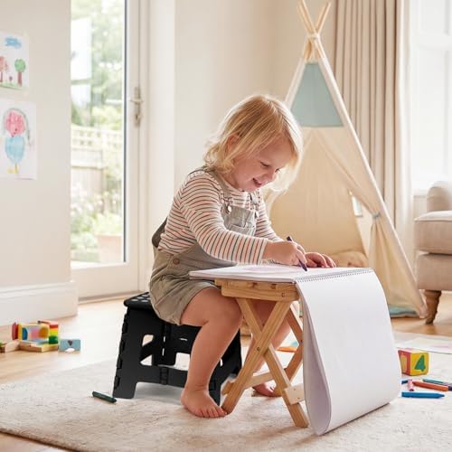 Dyforce Kids Step Stool 9 Inch, 300lbs Folding Step Stool - Image 5