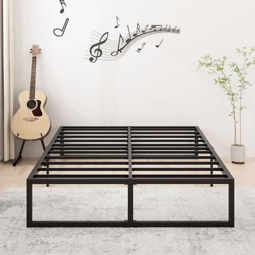 Lutown-Teen 14 Inch Full XL Size Bed Frame No Box Spring Needed, Heavy Duty XL by Lutown-TeenHome