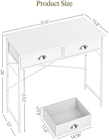 ThreeHio Small Vanity Desk No Mirror - Image 2