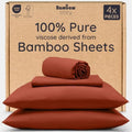Bambaw 100% Viscose Derived from Bamboo Twin Sheets Sets – 4-Piece Twin Bed by Bambaw