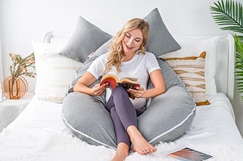 Pregnancy Pillow, Cooling Silky Pregnancy Pillows - Image 4