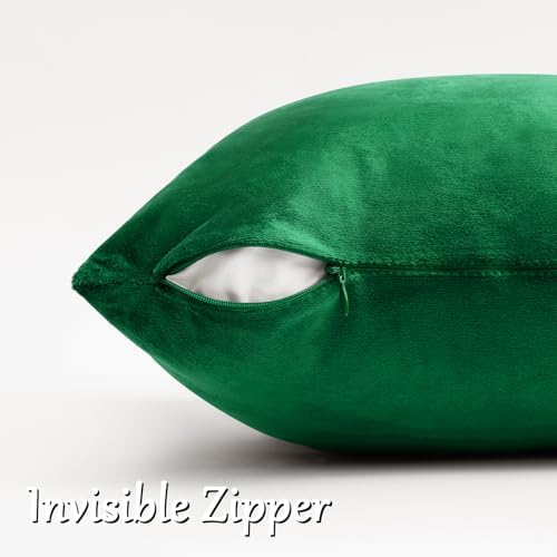 GIGIZAZA Green Pillow Covers 12x20 Decorative Pillows Pack of 2 - Image 4