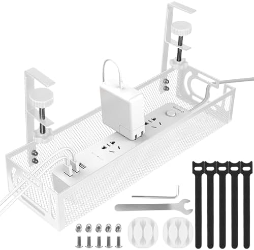 Cable Management Under Desk, Under Desk Cable Management Tray by Unknown