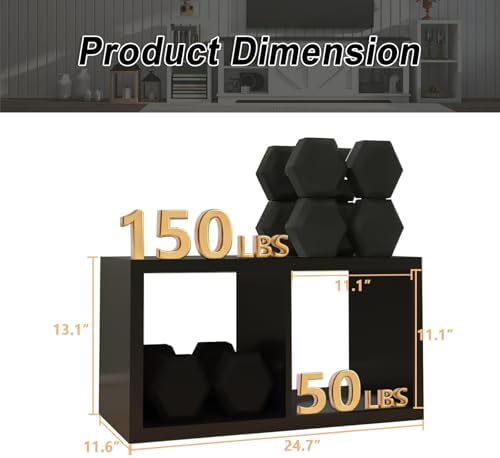 CTESNE【2026 Wooden Thick Frame 2 Cube Storage Organizer Shelf - Image 3