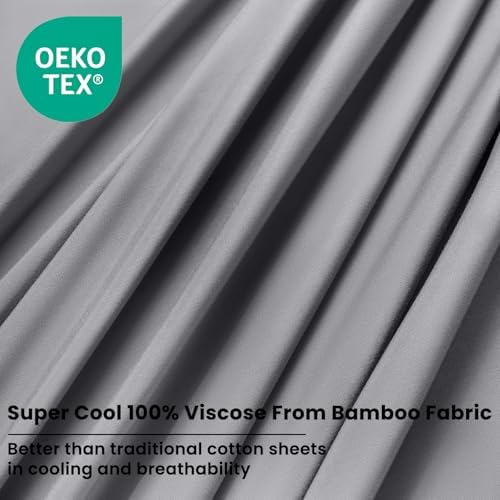 Shilucheng 100% Viscose Derived from Bamboo_Sheets, Extra Deep Pocket - Image 6