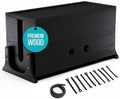 COREMINDED Extra Large Cable Management Box, Wood Cord Hider Box & Organizer by COREMINDED