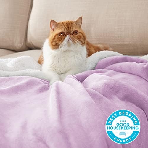 Bedsure GentleSoft Sherpa Fleece Blanket Queen Size - Image 2