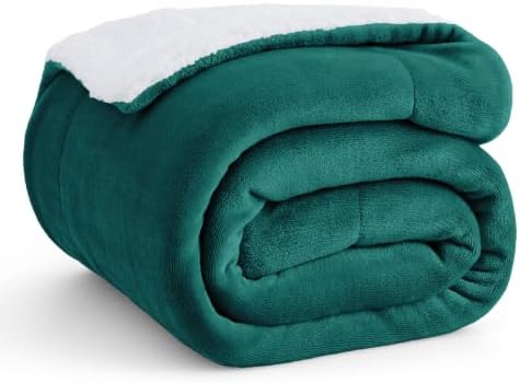 Bedsure GentleSoft Sherpa Fleece Throw Blanket by BEDSURE