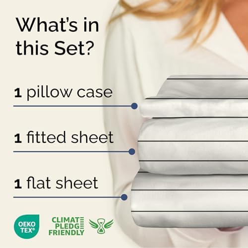 Twin 3 Piece Striped Sheet Set - Image 3