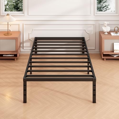 Hafenpo 14 Inch Twin Bed Frame, Under Bed Storage - Image 6