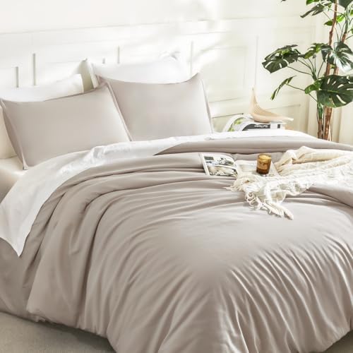 Litanika Queen Comforter Set, 3 Pieces Lightweight Solid Bed Set - Image 5