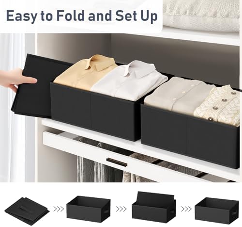 DIMJ Closet Storage Bins 8 Pack - Image 4