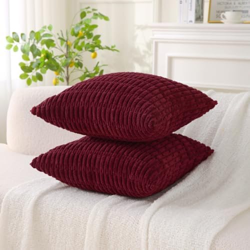 2 Pack Corduroy Decorative Throw Pillow - Image 7
