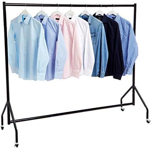Amazon Basics Heavy Duty Portable Rolling Garment Rack, Hanging Clothes - Image 2