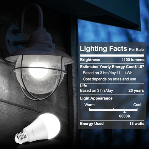 Outdoor Sensor Light Bulbs, E26 Dusk to Dawn Automatic Sensor - Image 2