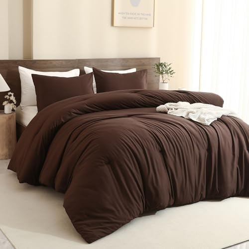 Paxrac Brown Super King Plus Comforter Set 128x120In, 3 Pieces Oversized King by Paxrac