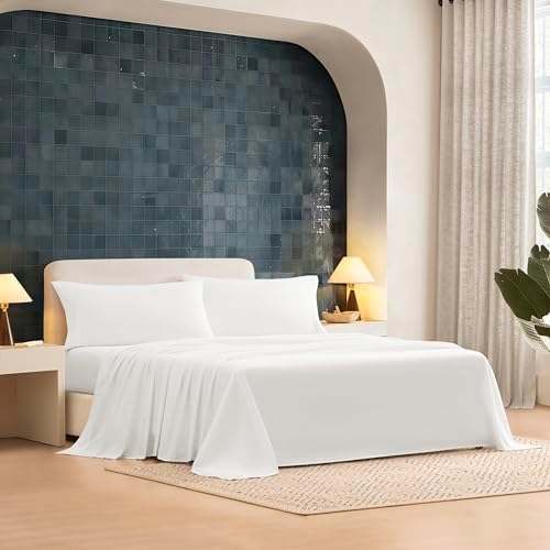 UGG Hedi California King Sheet Set, Luxury Cooling Sheets - Image 2