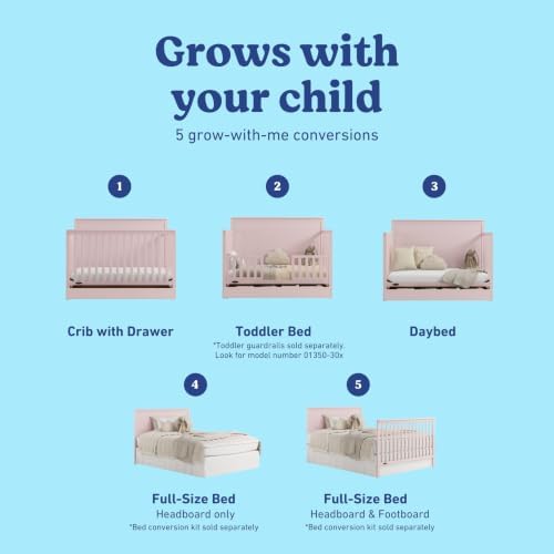 Graco Sasha 5-in-1 Convertible Crib - Image 6