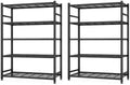2-Pack Storage Shelves, 5-Tier Metal Shelving Unit by Unknown