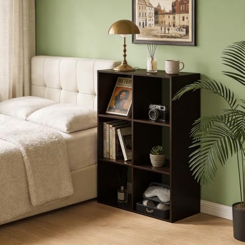 6 Cube Shelf with Anti-Tipping Kits + Reversible Open Back Bookcase - Image 5