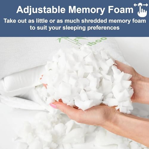 Rayon Derived from Bamboo Pillows Standard Size Set of 2 - Image 3