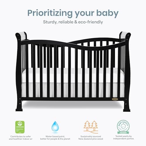 Dream On Me Violet 7-in-1 Crib to Full Size Bed - Image 5