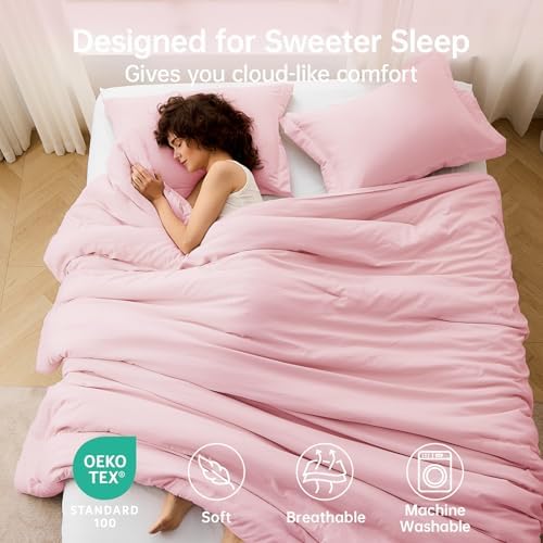 MUXHOMO Cal King Comforter Set, 3-Piece All-Season Bedding - Image 2