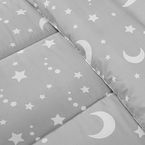 Utopia Bedding 3 Pc Kids Twin Comforter Set, Moon Star - Image 6