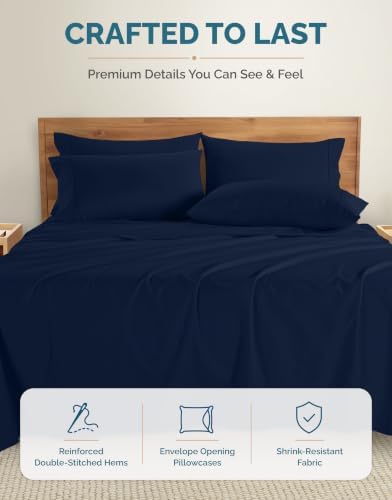 Casa Platino Queen Sheets Set – 100% Cotton Bed Sheets Queen, Breathable & - Image 7