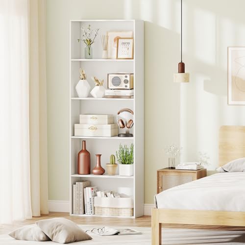 GIANTEX 5-Tier Bookshelf, Freestanding Bookcase - Image 2