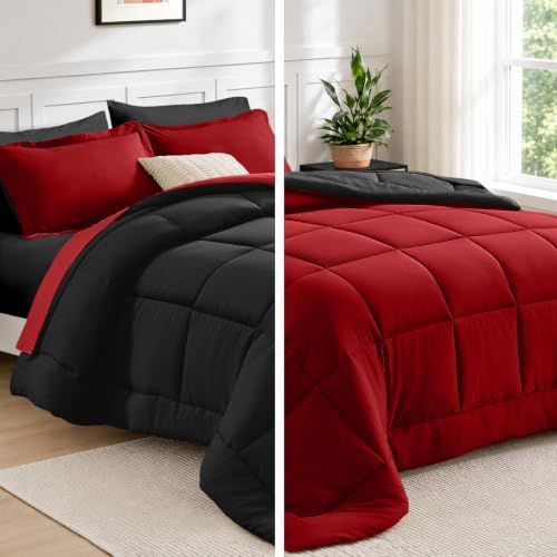 FUANNA California King Comforter Set 7 Pieces, Soft Bed Set, Bed in a Bag by FUANNA