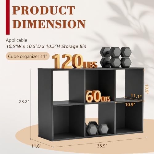 6 Cube Storage Organizer - Image 2