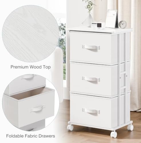 OLIXIS Nightstand Storage Tower - Image 4
