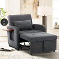 MALOL Convertible Chair-Fabric Sofa Bed, Single Sleeper Sofa, Dark Grey by MALOL