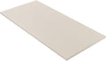 Kaboon Universal Tabletop 55"x20", Solid One-Piece Melamine Table Top, Double Desk L-Desk DIY, Home and Office, Leather/Ivory