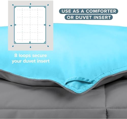 Bare Home Reversible Comforter - Image 6