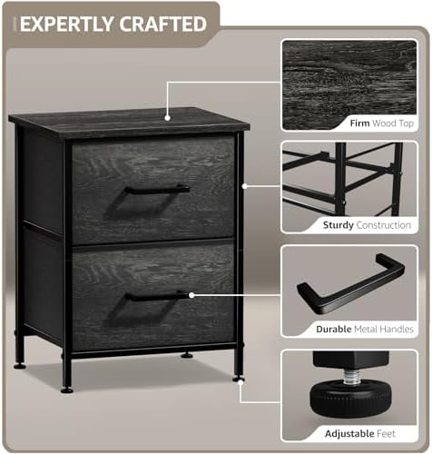Sorbus Nightstand for Bedroom - Image 4