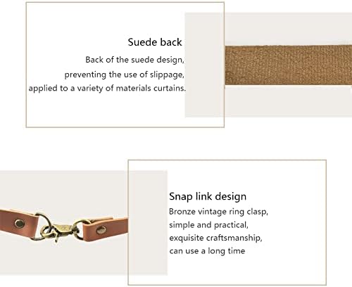 Leather Curtain Tiebacks - Image 4