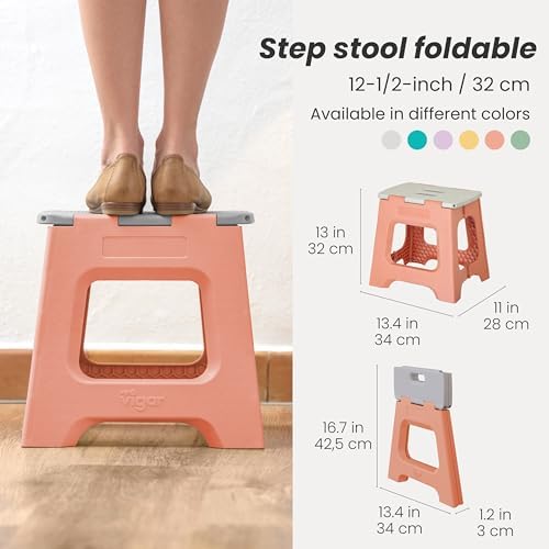 Vigar Compact Folding Step Stool, 12-1/2 in - Image 2
