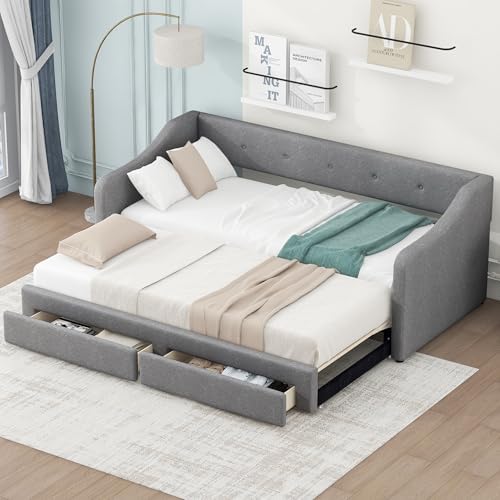 Harper & Bright Designs Twin XL to King Daybed Frame by HarperBrightDesigns