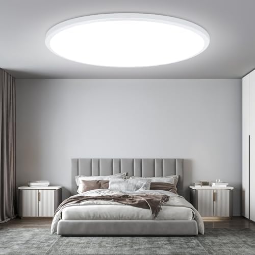 Brightever 15 Inch Dimmable Large Flush Mount Ceiling Light Fixture by Brightever