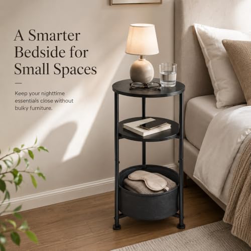 3-Tier Small Round Side Table - Image 4