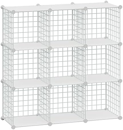 HUBSON Wire Cube Storage Organizer, Book/Toy/Craft/Potted Plants and petCloset by HUBSON