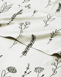 Queen 4 Piece Boho Botanical Floral Sheet Set by CGKUnlimited