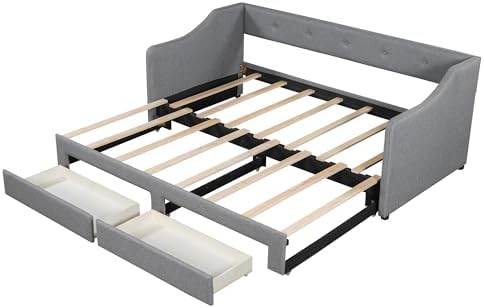 Harper & Bright Designs Twin XL to King Daybed Frame - Image 5