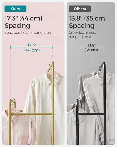 SONGMICS Double Rods Clothes Rack - Image 4