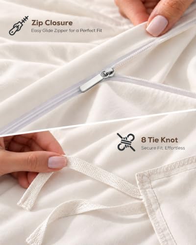 Duvet Cover Full, 3 Piece Set, Extra Soft - Image 6