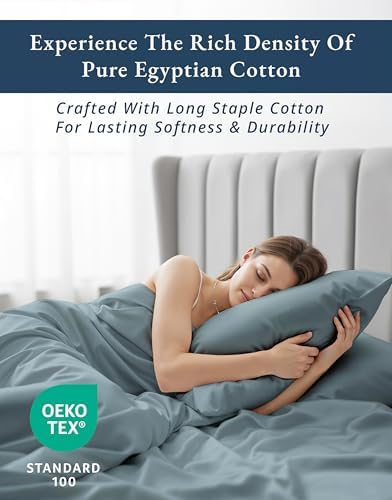 Lane Linen Split King Sheets 100% Egyptian Cotton Sateen - Image 4