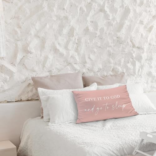 Knibeo Give It to God and Go to Sleep, Decorative Pillows Cover - Image 6